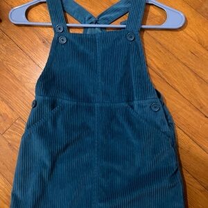 Wonder Nation Teal Kids Corduroy Overalls